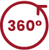 Portfolio Photos 360° Interactives 1 Icône représentant une photo 360° interactive pour les services de Capture Immo.