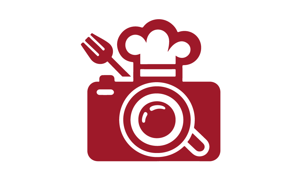 Icône représentative de nos services en photographie culinaire, capturant l'essence de la gastronomie et de l'art culinaire.