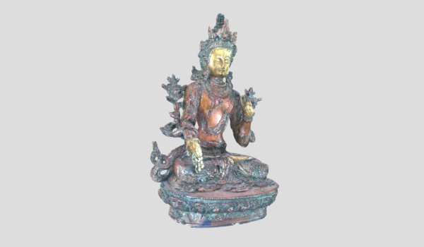 Scan 3D d'une statue de Bouddha.